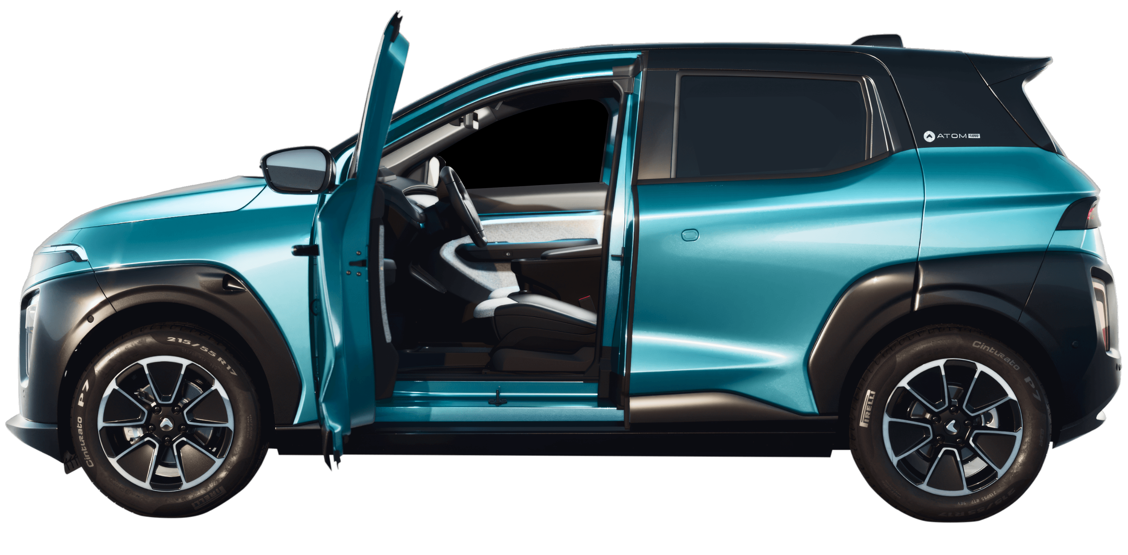 ATOM car side view